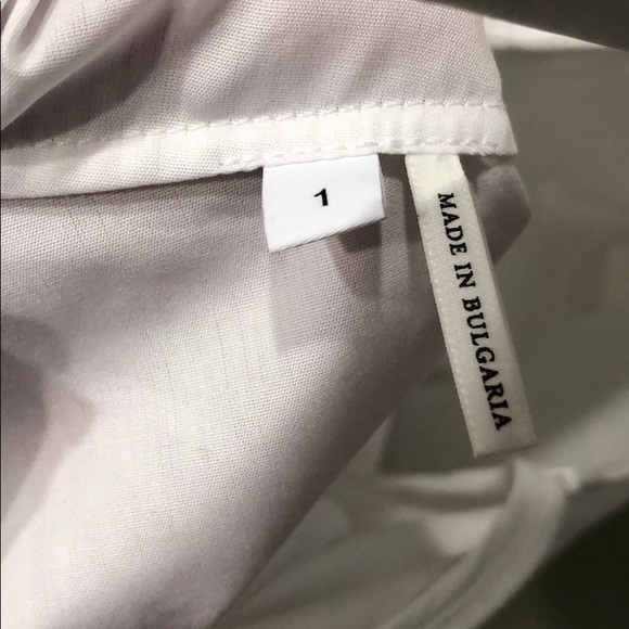 Sandro White ruffle collar top - Picture 5 of 6